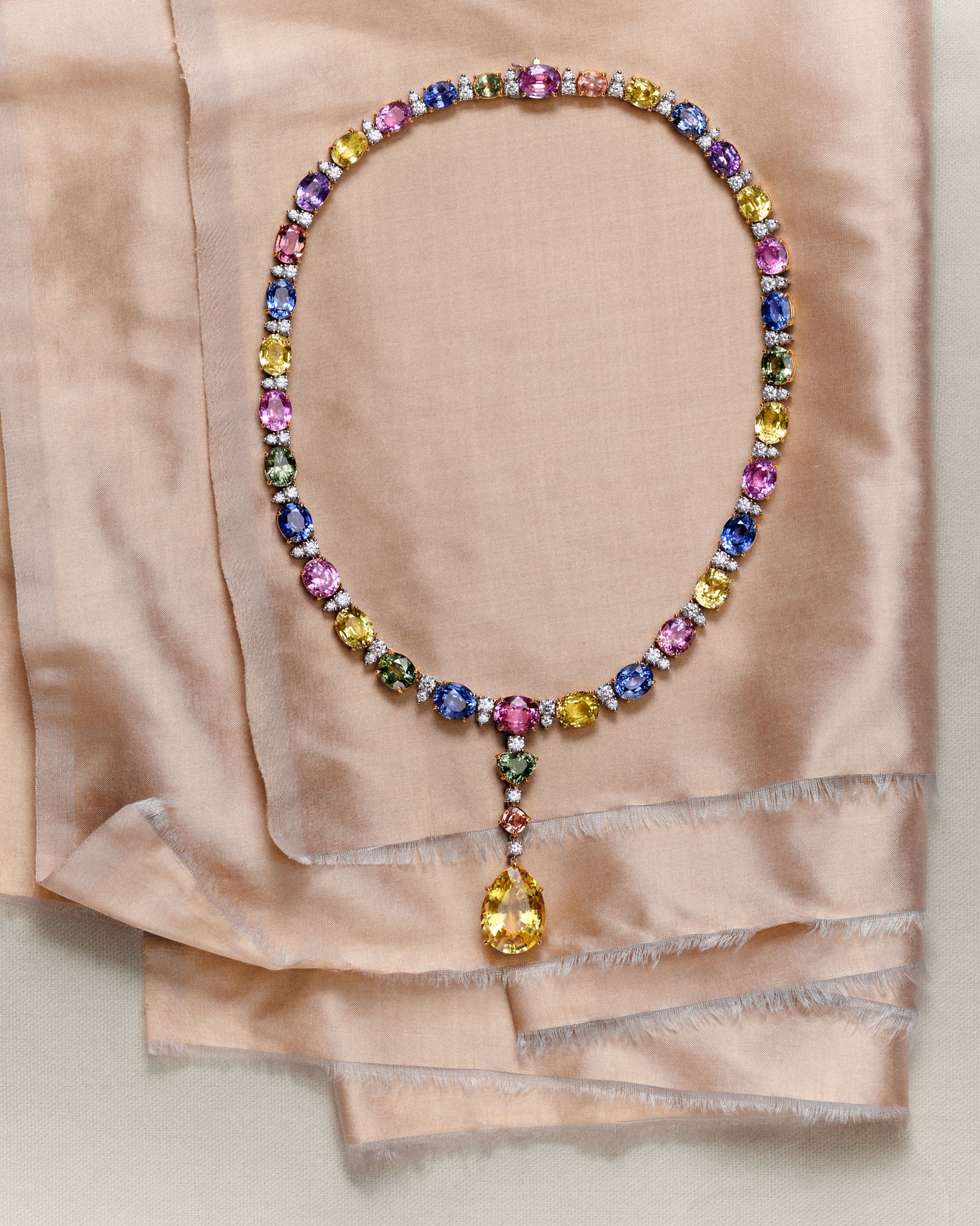Luxury Week for Bonhams by Laura Woolf, 2026 — Bonhams colorful diamonds 2