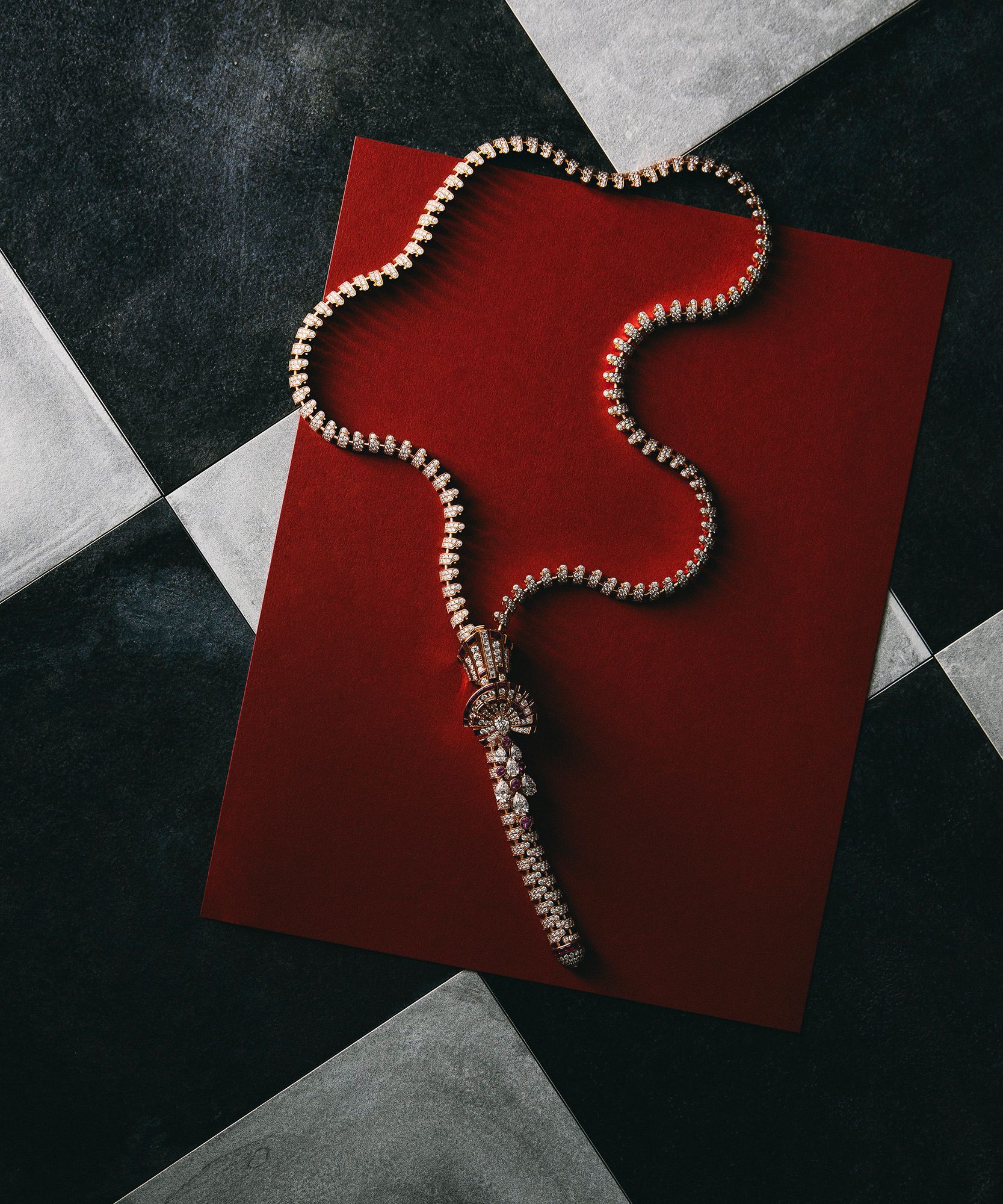 High Jewelry for Modern Luxury by Laura Woolf, 2025 — Modern Luxury on red